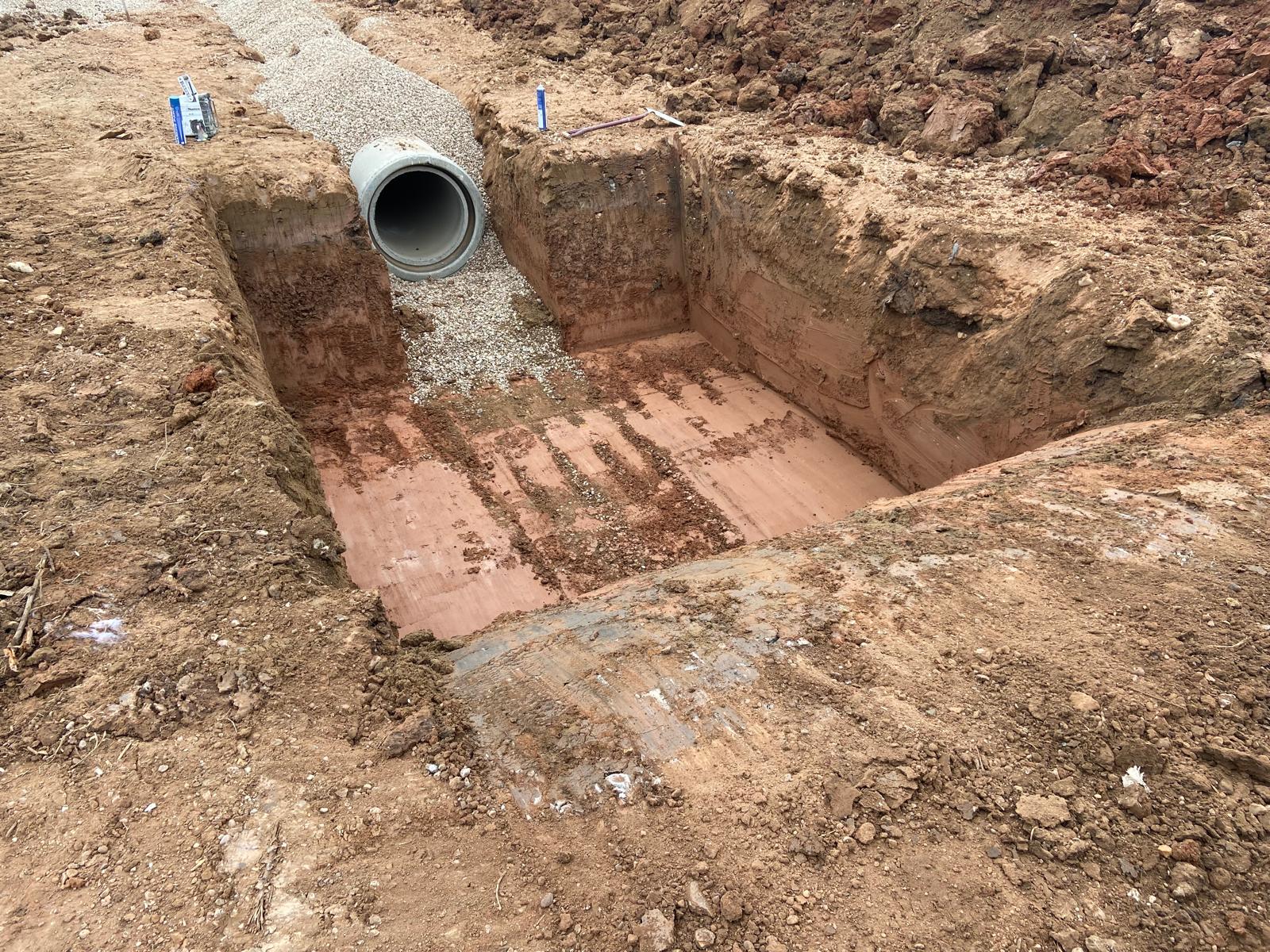 Sewer drainage work